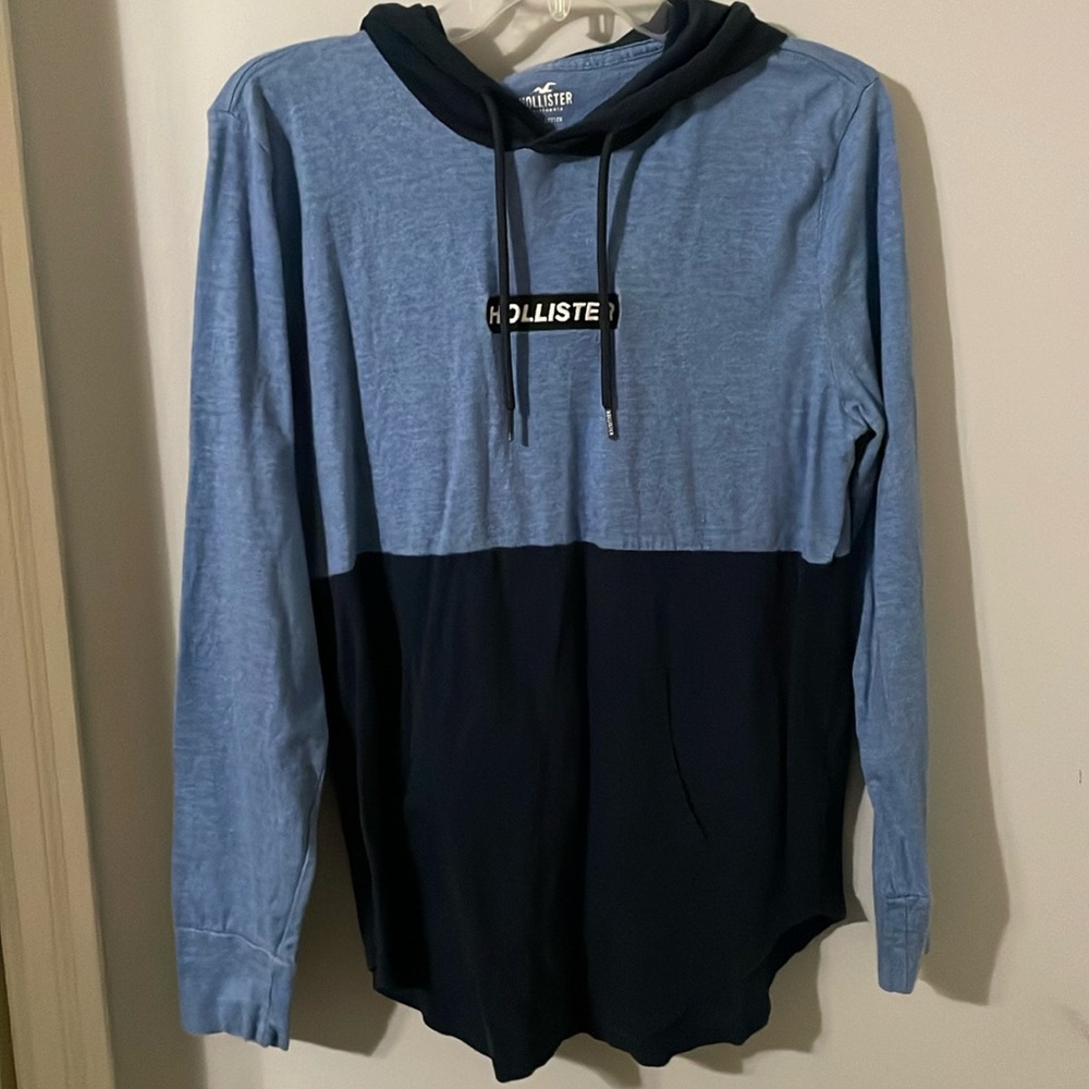 Men’s small Hollister long sleeve/ hoodie Blue